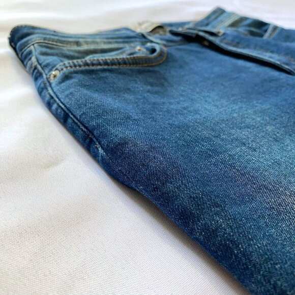 ACNE STUDIO PIN STORM MEDIUM WASH HIGH RISE SKINNY STRETCH JEANS - 27 - Picture 7 of 9